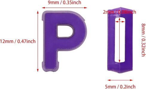 Tupalizy 9x12mm الأبجدية حرف الخرز الملونة A-Z حرف سحر الشريحة قلادة للأساور صنع المجوهرات القلائد سلاسل المفاتيح النظارات الشمسية الأحذية الأربطة غير المرغوب فيه حالة الحرف اليدوية، وحروف وألوان عشوائية، 300 قطعة in Kuwait