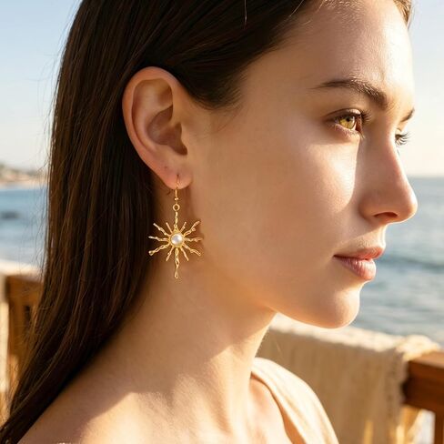 12pcs Celestial Rhinestone Charm Set, Sparkling Sun Moon Star Pendants for Jewelry Making, Alloy Crystal Charm Accessories for Necklace Bracelet Earrings - Silver, Gold in Kuwait