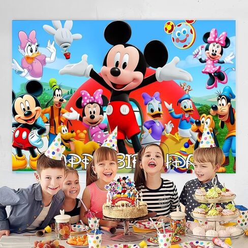 25Pcs Mickey Clubhouse Cake Decorations with 24pcs Cupcake Toppers 1pcs Cake Topper for Mickey Clubhouse Themed Birthday Party Supplies in Saudi Arabia