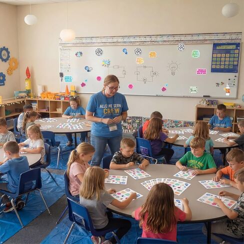 Crtiin 50 Pcs Vbs 2026 Stickers Decoration Jesus is The Light Sticker for Kids Bulk Christian Bible Craft for Bulletin Board Wall Classroom Party Sunday School Supplies 6 x 8 Inch in Kuwait