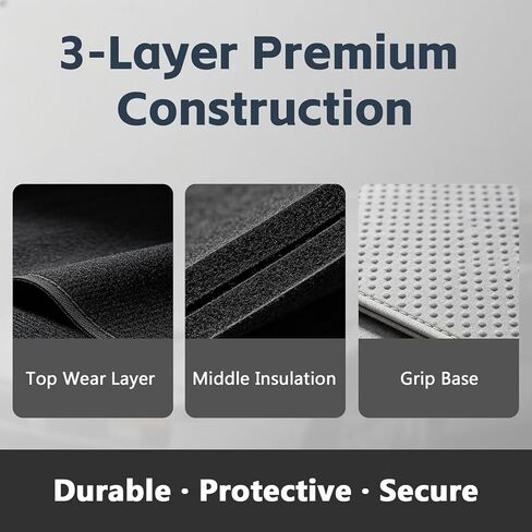 for 2012 2013 2014 2015 Honda Civic Dash Cover, Dashboard Cover mat Custom fit for Honda Civic 2012-2015,Protective Dashboard for Civic Interior Accessory (Gray) in Saudi Arabia