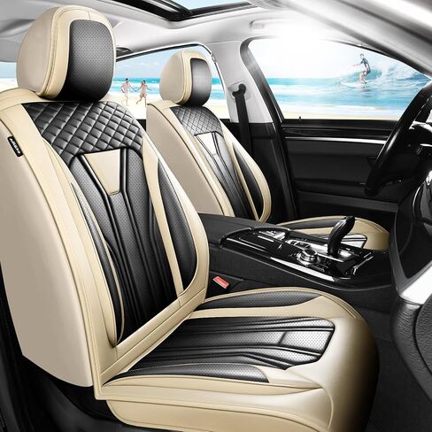 Fit CRV Premium Leather Car Seat Covers Compatible with Honda CR-V 2011-2025 2026, Breathable, Wear Resistant, Airbag Compatible, All-Weather Protection & Full Coverage, Full Set Black in Kuwait