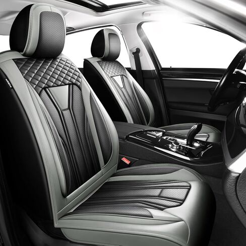 Fit CRV Premium Leather Car Seat Covers Compatible with Honda CR-V 2011-2025 2026, Breathable, Wear Resistant, Airbag Compatible, All-Weather Protection & Full Coverage, Full Set Black in Kuwait