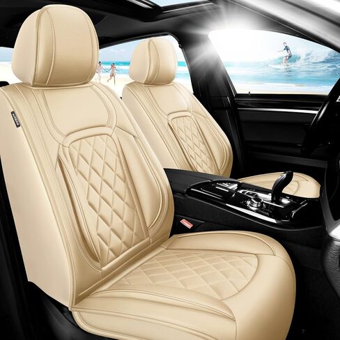 Fit CRV Premium Leather Car Seat Covers Compatible with Honda CR-V 2011-2025 2026, Breathable, Wear Resistant, Airbag Compatible, All-Weather Protection & Full Coverage, Full Set Black in Kuwait