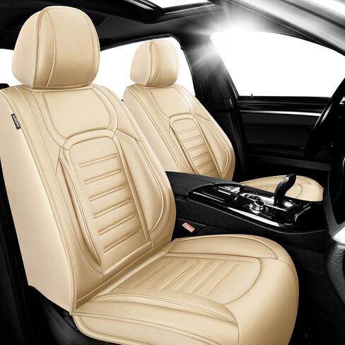 Fit CRV Premium Leather Car Seat Covers Compatible with Honda CR-V 2011-2025 2026, Breathable, Wear Resistant, Airbag Compatible, All-Weather Protection & Full Coverage, Full Set Black in Kuwait