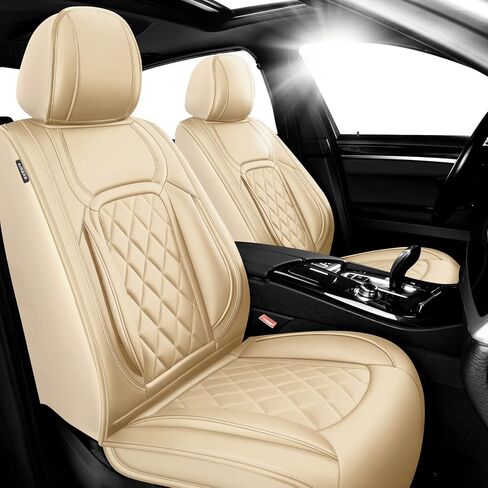 Fit CRV Premium Leather Car Seat Covers Compatible with Honda CR-V 2011-2025 2026, Breathable, Wear Resistant, Airbag Compatible, All-Weather Protection & Full Coverage, Full Set Black in Kuwait