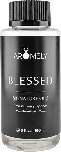Blessed by Aromely Essential Oil Blend - Signature Diffuser Aroma Scent - Luxurious Fragrance with Notes of Osmanthus, Orange Blossom and Lemon, Vetiver, Vanilla and Patchouli (50ml) in Saudi Arabia