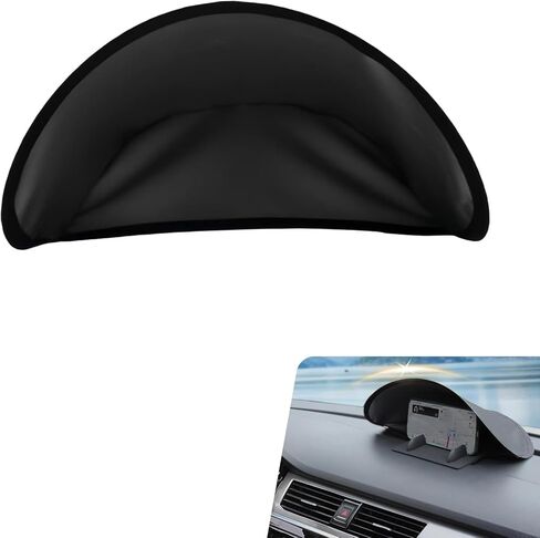 Car Phone Sun Shade, Anti-glare Cell Phone Sunshade, Foldable Heat Protection Smartphone Sun Shade, Universal for Cars、SUV、MPV、RV、Trucks (Black) in Saudi Arabia