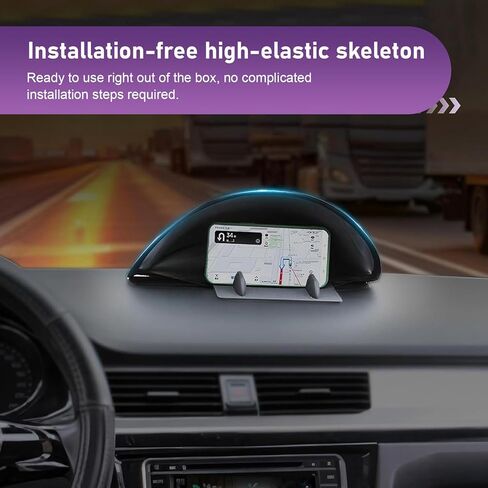 Car Phone Sun Shade, Anti-glare Cell Phone Sunshade, Foldable Heat Protection Smartphone Sun Shade, Universal for Cars、SUV、MPV、RV、Trucks (Black) in Saudi Arabia