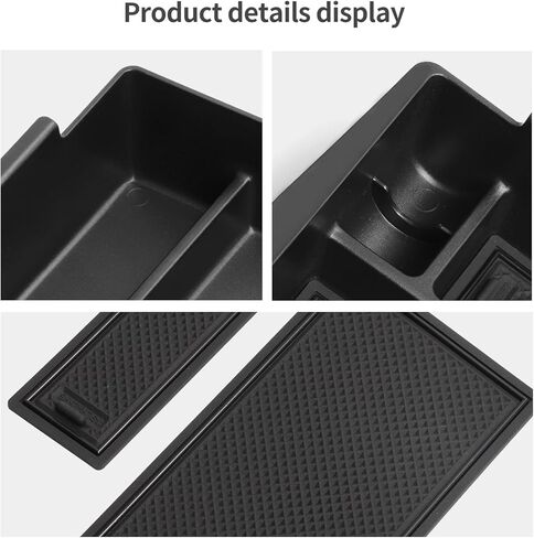 Center Console Organizer for Subaru Forester 2025 2026 Car Accessories Armrest Storage Box ABS Console Insert Tray Black in Kuwait