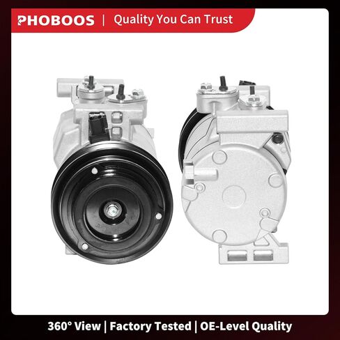 ضاغط تكييف الهواء PHOBOOS مع قابض متوافق مع جيب رانجلر 2012-2017 ورامز 1500، 3.6 لتر، HCC-RS18، تبريد سريع، ضوضاء منخفضة، سهل التركيب، المرجع CO-11339C in Kuwait