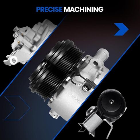 68551 Air Conditioning A/C Compressor with Clutch Compatible with Jeep Cherokee 1994-1996, Compatible with Jeep Wagoneer 1984-1987, for Wrangler 1987-1995 in Kuwait
