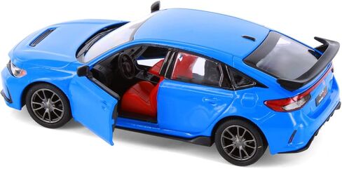 KiNSMART 2024 Honda Civic Type R 5472D - 1/36 Scale Diecast Model Car (Blue) in Kuwait