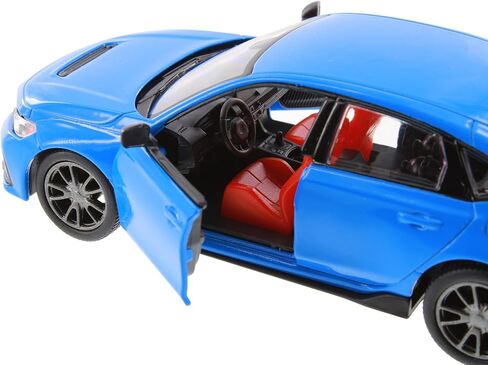 KiNSMART 2024 Honda Civic Type R 5472D - 1/36 Scale Diecast Model Car (Blue) in Kuwait