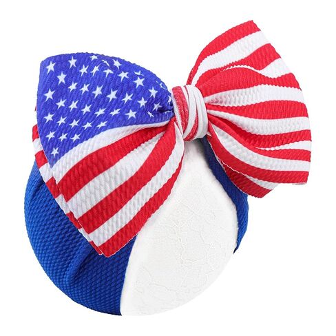 7" Easter Large Baby Bows for Girls Purple White Eggs Bunny Headbands for Newborn Infant Elastic Tie Hairband Hair Bows Easter Hair Accessories Gift in Saudi Arabia