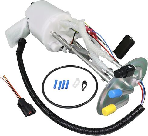 SecosAutoparts Electric Fuel Pump Module Assembly with Sending Unit Compatible with 1988-1997 Ford F-53 Motorhome Chassis 7.5L V8, 1991 E-350 Econoline - Replaces F6PZ-9H307-DB F6PZ9H307DB in Kuwait