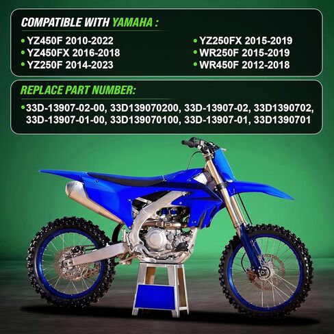 33D-13907-02-00 Fuel Pump Assembly Compatible for Yamaha YZ450F 2010-2022, YZ250F 2014-2023, YZ450FX YZ250FX WR250F WR450F 2010-2023 Replaces 33D139070200 33D-13907-02 in Saudi Arabia