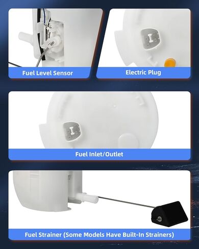 ECCPP Fuel Pump Assembly E2666M Compatible with Ford Edge 2015-2018 V6 3.5L & Lincoln MKX 2016 2017 2018 V6 3.7L Gas Sport Utility AWD in Kuwait