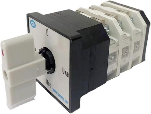 LW12-16YH3/3 Rotary Cam Changeover Switch 12 Terminals 4 Positions Voltage Conversion Use for 5.5kw Motor Control in Saudi Arabia