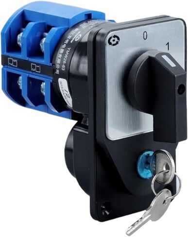 63A Conversion Rotary cam Switch, with Key Circuit Control Electronic Starter selector LW26-63/2(1234) in Saudi Arabia