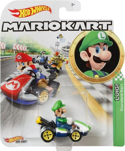 Hot Wheels Mario Kart Die-Cast Character Cars Collection, 8-Pack Bundle, Nintendo Gaming Collectibles GBG25-957N in Kuwait