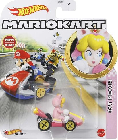 Hot Wheels Mario Kart Die-Cast Character Cars Collection, 8-Pack Bundle, Nintendo Gaming Collectibles GBG25-957N in Kuwait