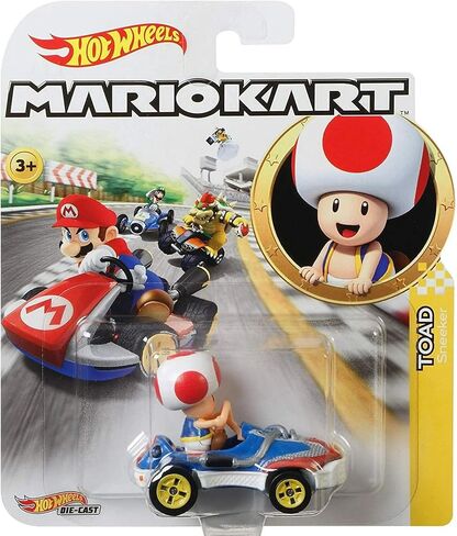 Hot Wheels Mario Kart Die-Cast Character Cars Collection, 8-Pack Bundle, Nintendo Gaming Collectibles GBG25-957N in Kuwait