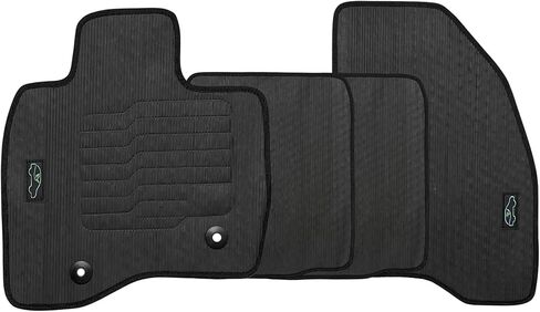 ecoMats Floor Mats Compatible for 2015 2016 2017 2018 2019 Ford Explorer with Safety Locks All-Weather Front and Rear Black Odorless in Saudi Arabia