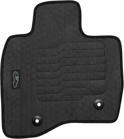 ecoMats Floor Mats Compatible for 2015 2016 2017 2018 2019 Ford Explorer with Safety Locks All-Weather Front and Rear Black Odorless in Saudi Arabia