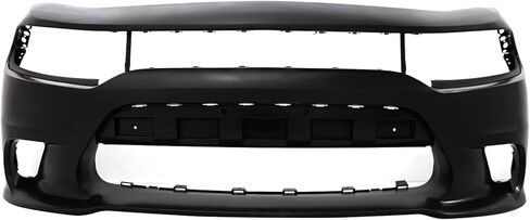 Wildwolf Front Bumper Cover w/Grilles Compatible with 2015 2016 2017 2018 2019 2020 2021 2022 2023 Dodge Charger, Upper & Lower Grill(w/Fog Light) Whole Body Replacement Kits in Saudi Arabia