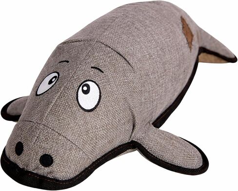SnugArooz Murray The Manatee Dog Toy with a Repair Patch – Plush Durable Chew Toy - Squeaker & Crinkle Material - with a Spiky Rubber Ball in Saudi Arabia
