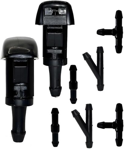 4805742AC Front Windshield Washer Nozzle Kit Compatible with Ram 1500 2500 3500 4500 5500 2010-2018 Chrysler 300 2006-2010 Replace 4805742AB 4805742AA in Saudi Arabia