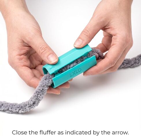 Set of 2 Chunky Yarn Fluffer - Efficient Fluffing Tool for Jumbo Bulky Chenille Yarn - Essential Accessory for Revive for Hand Knitting & Blanket Crocheting（Purple + Green） in Saudi Arabia