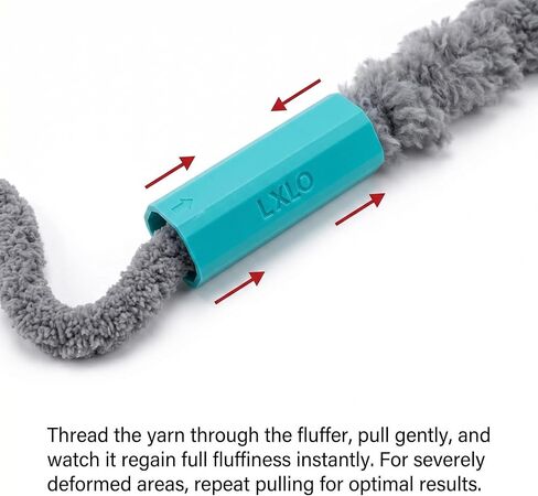 Set of 2 Chunky Yarn Fluffer - Efficient Fluffing Tool for Jumbo Bulky Chenille Yarn - Essential Accessory for Revive for Hand Knitting & Blanket Crocheting（Purple + Green） in Saudi Arabia