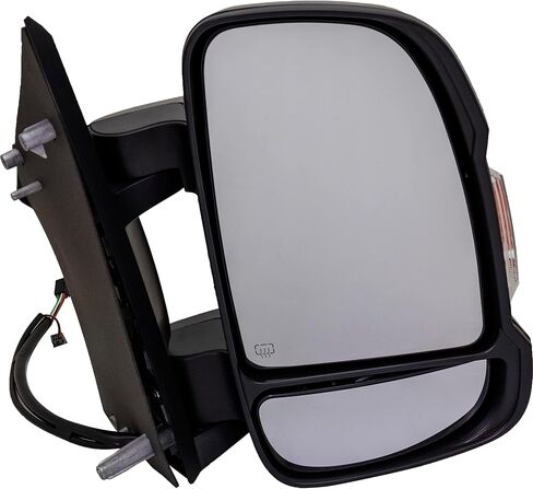 مرآة ساخنة جانبية للركاب من Garage-Pro لـ Ram ProMaster 1500 2500 3500 2014-2023 قابلة للطي مع إشارة، استبدال مرآة الجانب الأيمن in Kuwait