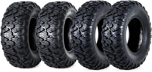 مجموعة Garvee مكونة من 4 إطارات ATV/UTV لجميع التضاريس 26x9-14 أمامية و26x11-14 خلفية، إطار 6PR ATV لركوب الطرق والطين والرمال والمزرعة والعمل الخارجي، DAV108 in Kuwait