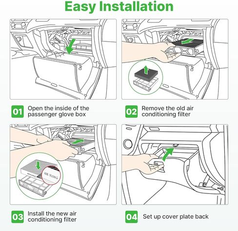 Engine+Cabin Air Filters Set Fit for 2018-2024 Nissan Kicks Gas L4 1.6L, 2020-2024 Versa Gas L4 1.6L Engine Air Filter Replace 272775NA1A 16546-5RB1A | 99% Filtration Efficiency | Easy Install in Saudi Arabia