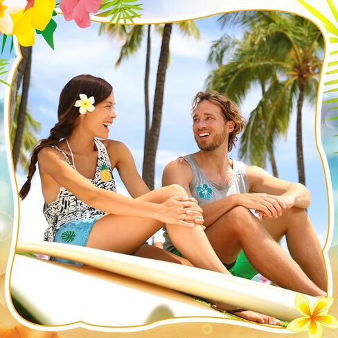 Suncalla 12 Pcs Summer Iron on Patches Hawaii Theme Embroidered Sew Applique Hawaiian Hibiscus Flowers Pineapple Monstera Leaf for Clothes Backpacks Hats Jeans Jackets Clothing Dress DIY Accessories in Kuwait