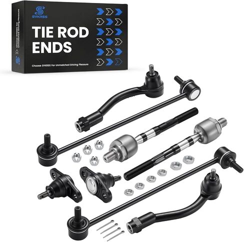 8 قطعة ES80028 ES80028 EV80036 طقم نهاية قضيب الربط الداخلي والخارجي متوافق مع Hyundai Accent 2006-2011 in Kuwait