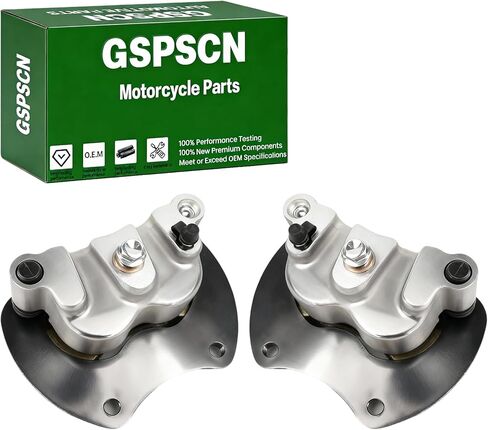 GSPSCN 2Pcs Rear Left & Right Brake Calipers w/Pads & Bracket for Polaris RZR Turbo S 2020-2021丨RZR XP Turbo/4 Turbo 2016-2021, 1912480 1912478 1912479 in Kuwait
