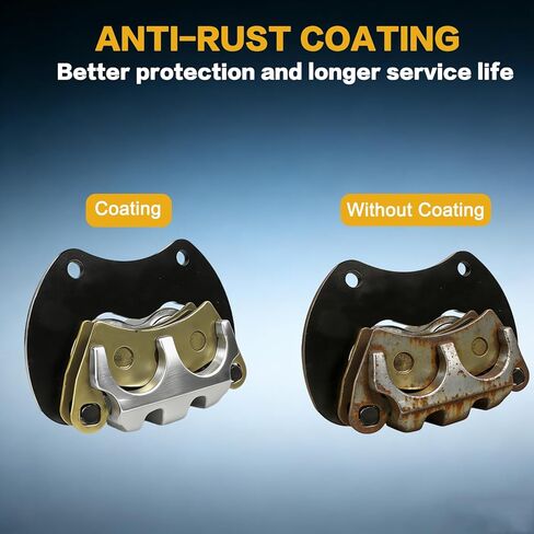 GSPSCN 2Pcs Rear Left & Right Brake Calipers w/Pads & Bracket for Polaris RZR Turbo S 2020-2021丨RZR XP Turbo/4 Turbo 2016-2021, 1912480 1912478 1912479 in Kuwait