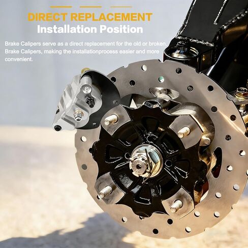 GSPSCN 2Pcs Rear Left & Right Brake Calipers w/Pads & Bracket for Polaris RZR Turbo S 2020-2021丨RZR XP Turbo/4 Turbo 2016-2021, 1912480 1912478 1912479 in Kuwait