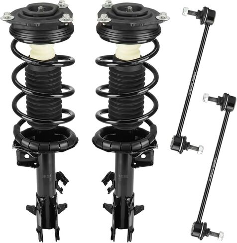 Front Coil Strut & Sway Bar Links for NISSAN CUBE 2009 2010 2011 2012 2013 2014, for VERSA 2007-2011, for Nissan 2012(ONLY 1.8L S/SL Hatchback), Spring Shock Replace for 172351, 172352, K750098 in Kuwait