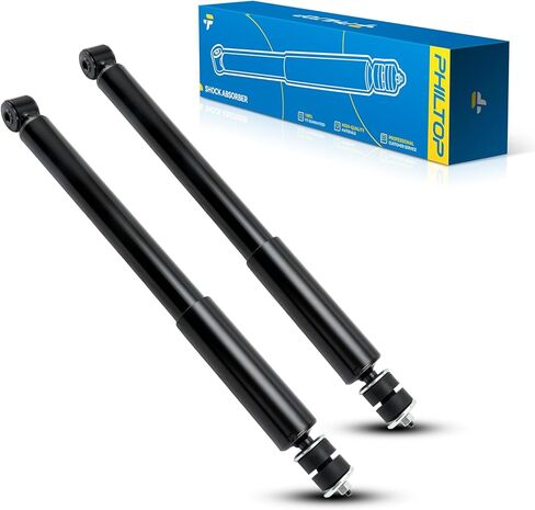 PHILTOP Rear Pair Set Replacement Shock Absorbers Fit For Honda 2006-2011 Civic,Struts and Shocks Complete Assembly 5504 in Kuwait