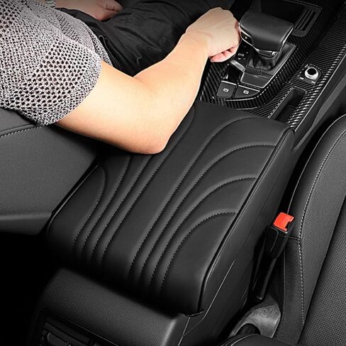 1 Pcs Center Console Armrest Box Cushion Pad for 2018 2019 2020Volkswagen Atlas, Car Central Control Armrest Cover Auto Interior Console Lid Protector in Saudi Arabia