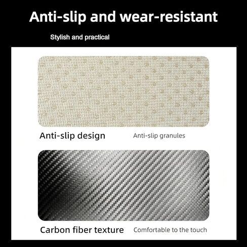 Car Armrest Cushion Applicable for Toyota Corolla 2020-2026 Center Console Cover Pad Carbon Fiber Texture PU Leather Storage Pocket Mat in Saudi Arabia