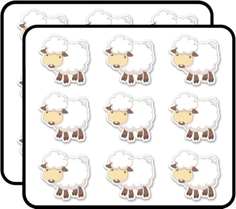 Sheep Lamb 2" 18 Pack Planner Calender Scrapbooking Crafting Stickers in Kuwait