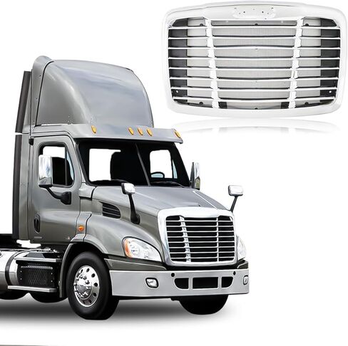 شبكة استبدال المبرد ذات الغطاء الأمامي من الكروم مناسبة لـ 2011+ Freightliner Argos (مع شاشة الأخطاء) (08-17 CASCADIA) in Kuwait