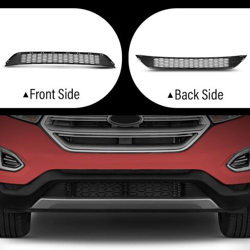 ANDPLAY Front Bumper Lower Grille Black Compatible with Ford Edge 2015 2016 2017 2018 BTPS7453MBK, FT4Z-17K945-AA, Gl7453XSMBK in Saudi Arabia