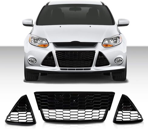 ANDPLAY Front Bumper Lower Grille Black Compatible with Ford Edge 2015 2016 2017 2018 BTPS7453MBK, FT4Z-17K945-AA, Gl7453XSMBK in Saudi Arabia